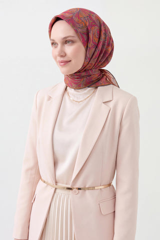Soft Eşarp Vintage Flow Şeker Pembe