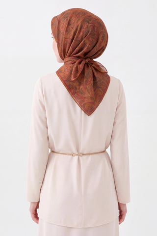Soft Eşarp Vintage Flow Taba