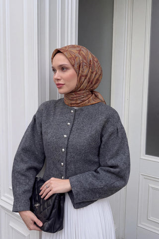 Soft Eşarp Vintage Flow Tarçın