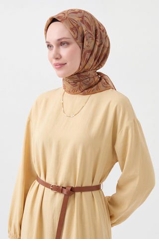 Soft Eşarp Vintage Flow Tarçın