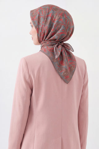 Soft Eşarp Vintage Flow Turkuaz