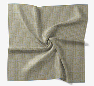 Soft Eşarp Zincir Desen Bebe Mavisi 90x90