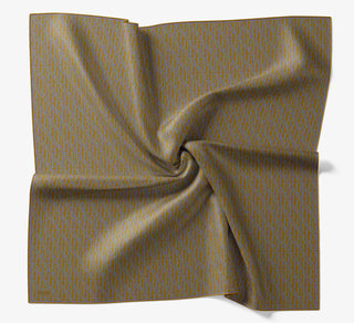 Soft Eşarp Zincir Desen Hardal Sarısı 90x90