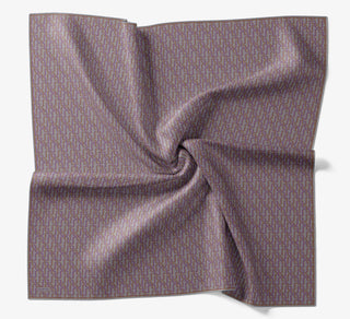 Soft Eşarp Zincir Desen Lila 90x90