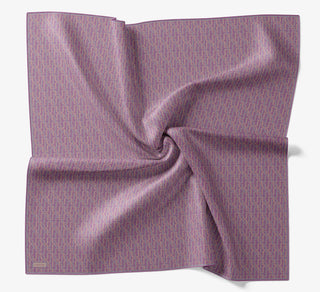 Soft Eşarp Zincir Desen Mor 90x90