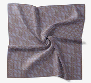 Soft Eşarp Zincir Desen Mor 90x90