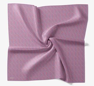 Soft Eşarp Zincir Desen Pembe 90x90