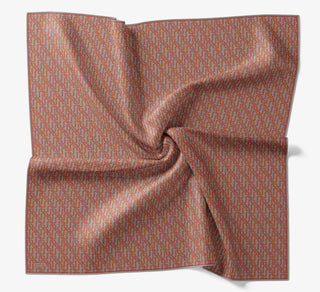 Soft Eşarp Zincir Desen Vizon 90x90