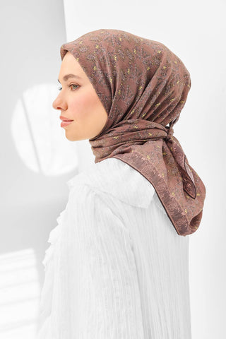Tencel Monare Eşarp Garden Kahverengi