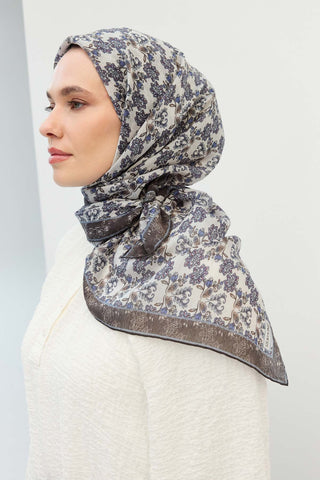 Tencel Monare Eşarp Garden Kırık Beyaz
