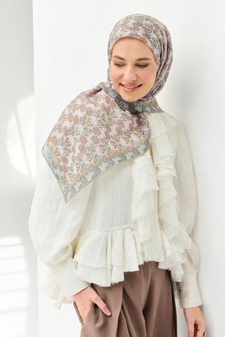 Tencel Monare Eşarp Garden Pudra