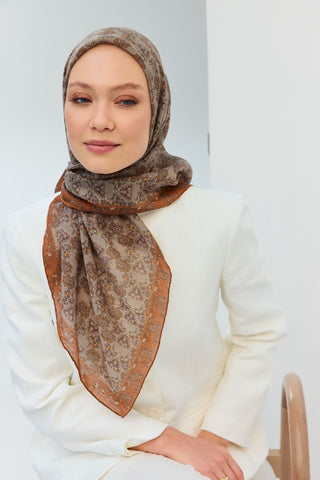 Tencel Monare Eşarp Garden Vizon