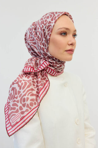 Tencel Monare Eşarp Palet Mürdüm
