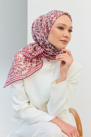 Tencel Monare Eşarp Palet Mürdüm