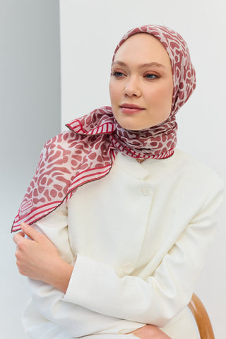 Tencel Monare Eşarp Palet Mürdüm