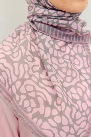 Tencel Monare Eşarp Palet Pembe