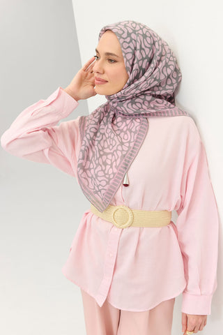 Tencel Monare Eşarp Palet Pembe