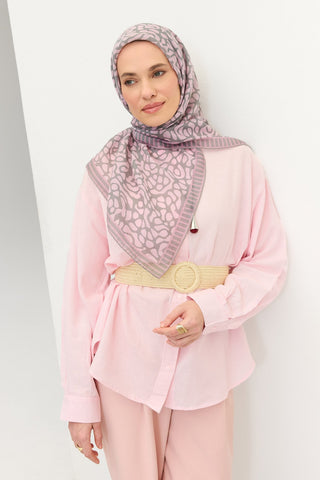 Tencel Monare Eşarp Palet Pembe