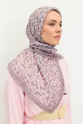 Tencel Monare Eşarp Palet Pembe