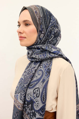 Tencel Monare Şal Bohem Füme