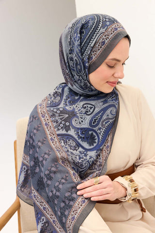 Tencel Monare Şal Bohem Füme