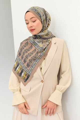 Tencel Monare Şal Bohem Mocha Mousse