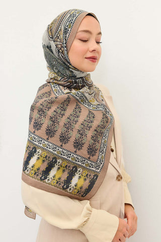 Tencel Monare Şal Bohem Mocha Mousse