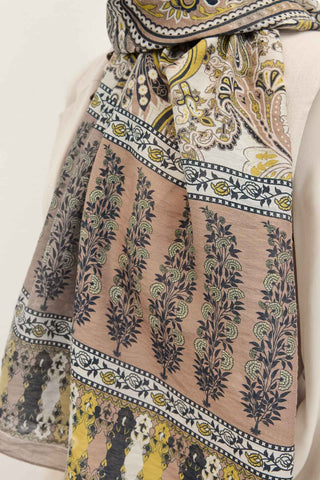 Tencel Monare Şal Bohem Mocha Mousse