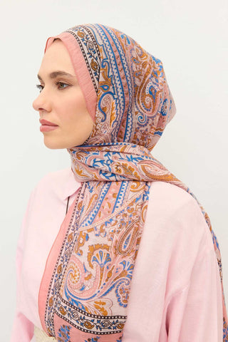 Tencel Monare Şal Bohem Pembe