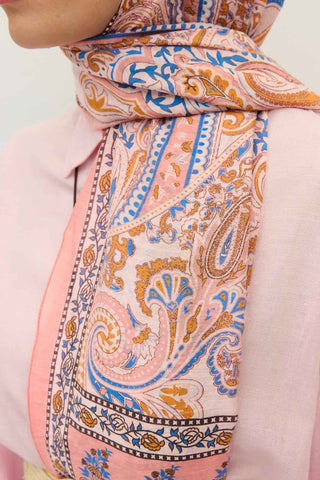 Tencel Monare Şal Bohem Pembe