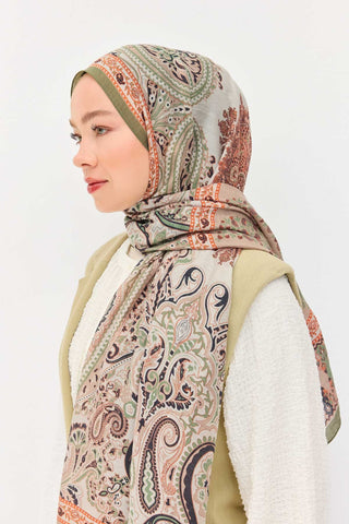 Tencel Monare Şal Bohem Vizon