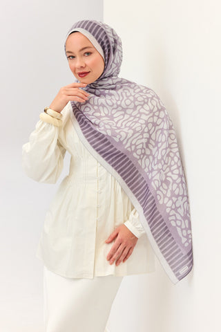 Tencel Monare Şal Coral Lila