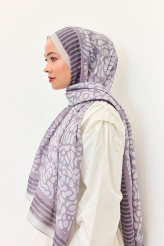 Tencel Monare Şal Coral Lila
