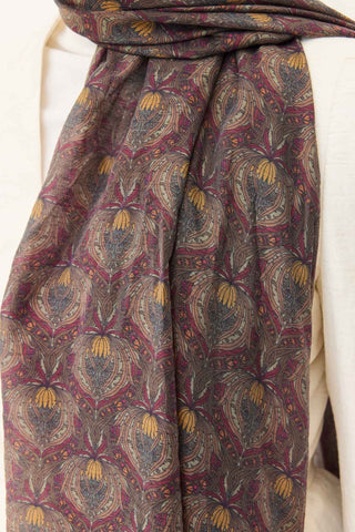 Tencel Monare Şal Tomurcuk Acı Kahve - Monare Şal - | Silk Home