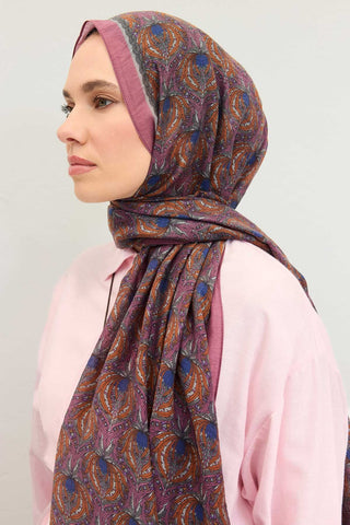 Tencel Monare Şal Tomurcuk Gül Kurusu