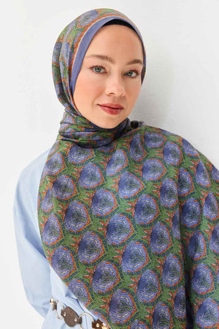 Tencel Monare Şal Tomurcuk Mor