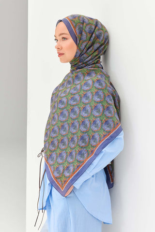 Tencel Monare Şal Tomurcuk Mor