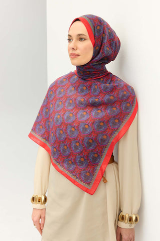 Tencel Monare Şal Tomurcuk Mor