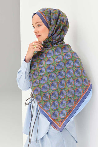 Tencel Monare Şal Tomurcuk Mor