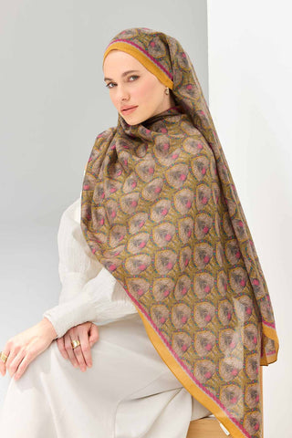 Tencel Monare Şal Tomurcuk Sarı