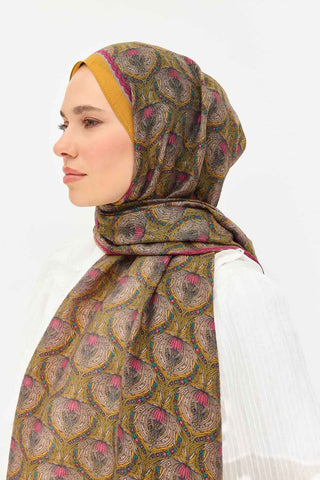 Tencel Monare Şal Tomurcuk Sarı