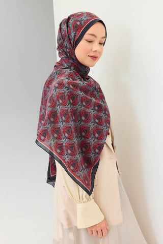 Tencel Monare Şal Tomurcuk Siyah