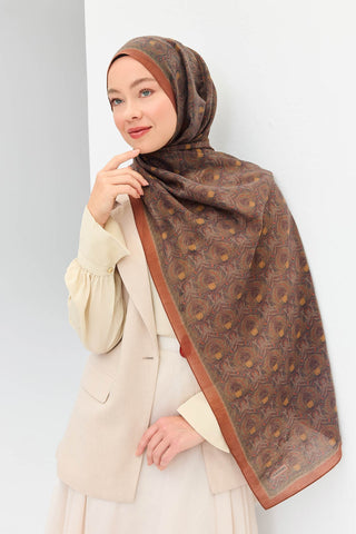 Tencel Monare Şal Tomurcuk Taba