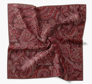 Twill İpek Büyük Boy Eşarp Koyu Mor - Twill İpek Eşarp Büyük Boy - | Silk Home