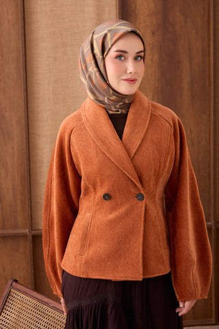 Twill İpek Eşarp Aurelia Haki - Twill İpek Eşarp - | Silk Home