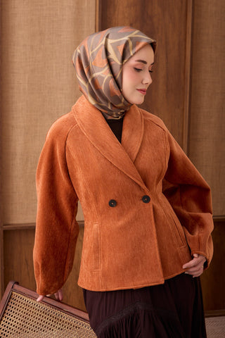 Twill İpek Eşarp Aurelia Haki - Twill İpek Eşarp - | Silk Home
