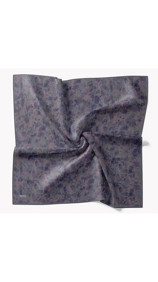 Twill İpek Eşarp Batik Koyu Mor - Twill İpek Eşarp - | Silk Home