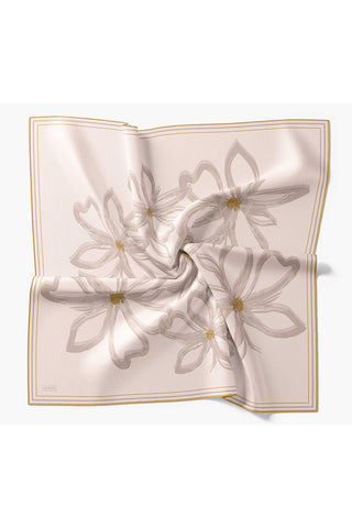 Twill İpek Eşarp Bloom Pudra