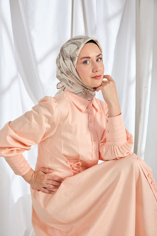 Twill İpek Eşarp Bloom Taş