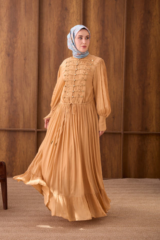 Twill İpek Eşarp Botanical Bebe Mavi - Twill İpek Eşarp - | Silk Home